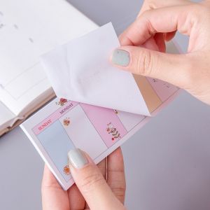 2019 Weekly Planner Agenda Paper Notebook Mini Cute Office School Girl Student Stationery Memo Note Pad Book Gift Supplies