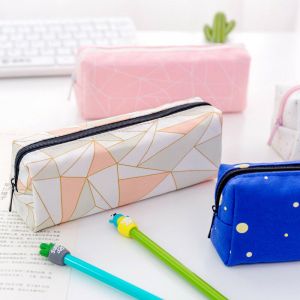 Studify - כל מה שסטודנט צריך קלמרים Cute Pencil Case Box School Office Stationery Pouch Zipper Cosmetic Makeup Bag