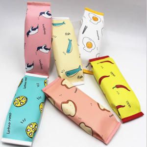 Studify - כל מה שסטודנט צריך קלמרים PU Creative Simulation Milk Cartons Pencil Case Kawaii Stationery Pouch Pen Bag