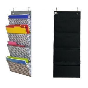Studify - כל מה שסטודנט צריך קישוטים ועזרים Wall Mount File Holder Hanging Folder Sorter Storage Rack Organizer Over Door