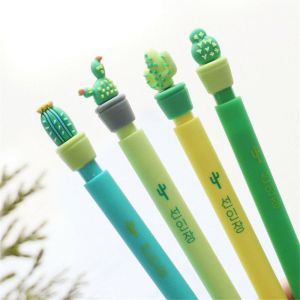 Studify - כל מה שסטודנט צריך כלי כתיבה ומחקים 0.5mm Cute Cactus Plastic Mechanical Pencil Automatic Pen Kawaii Stationery