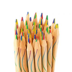 Studify - כל מה שסטודנט צריך כלי כתיבה ומחקים 2/10pcs Rainbow Pencil Student School Stationery Supplies Kids Painting Pencils