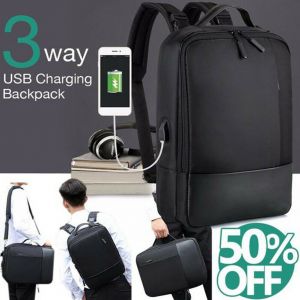 Studify - כל מה שסטודנט צריך תיקים Premium Anti-theft Laptop Backpack with USB Port Water Repellent Travel School