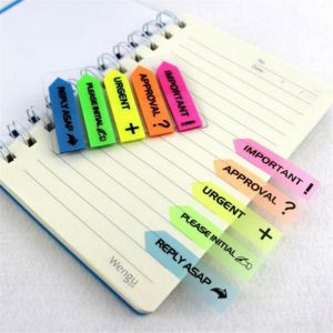 Studify - כל מה שסטודנט צריך עזרי זכרון Fluorescence Color Memo Pad Sticky Note Paper Sticker Notepad Kawaii Stationery