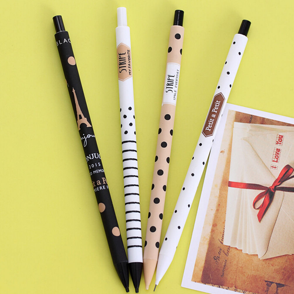 Studify - כל מה שסטודנט צריך כלי כתיבה ומחקים 0.5mm Cute Kawaii Mechanical Pencil Automatic Pen For Kid School Supplie KA