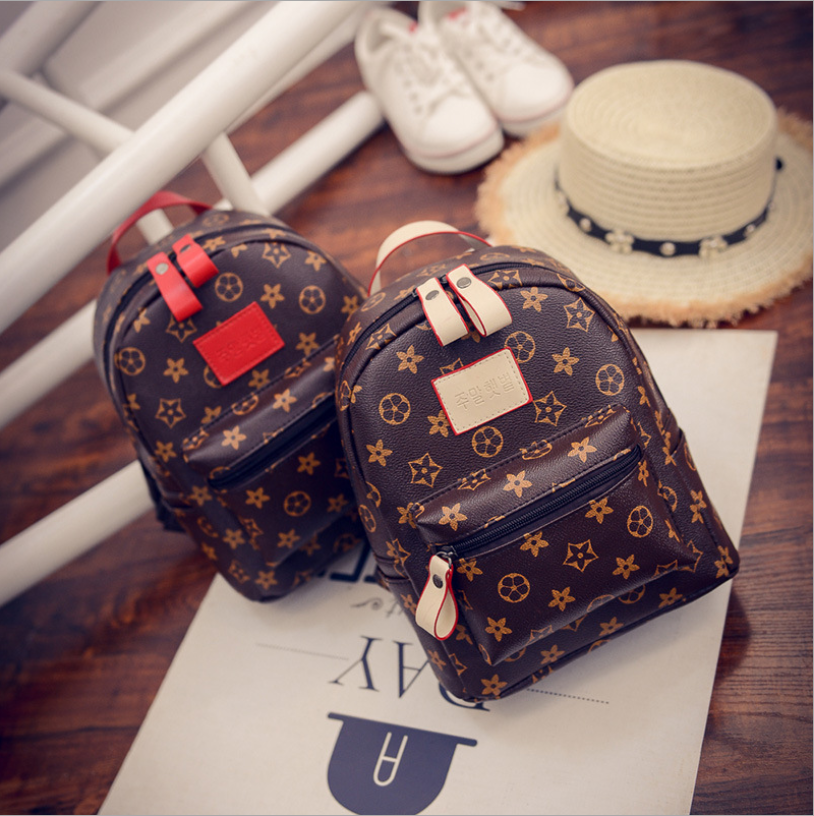 Studify - כל מה שסטודנט צריך תיקים Women Backpack Travel PU Leather Handbag Girls Rucksack Shoulder School Bag